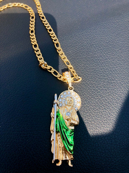 Green San Judas Necklace