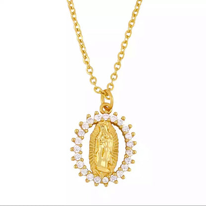 Virgen de Guadalupe necklace