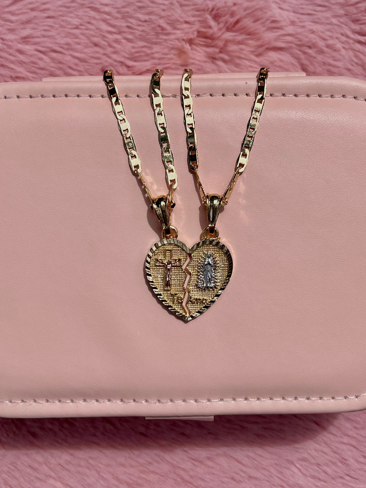 Te Amo breakable heart necklace