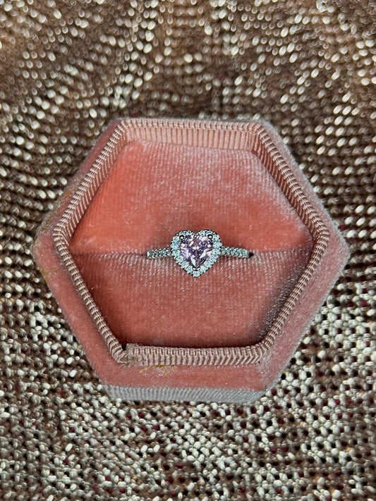 Pink Heart Ring