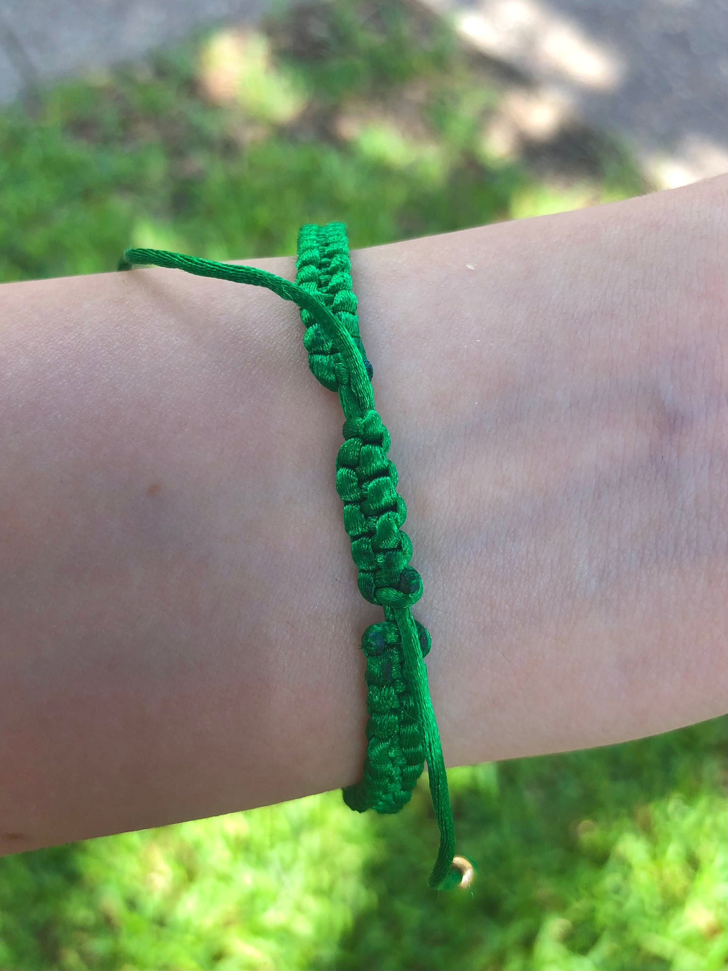 Green San Judas bracelet